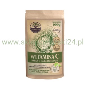 Witamina C z kapusty 900g (Kwas L- Askorbinowy) w proszku Skarby Gai