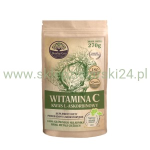 Witamina C z kapusty 270g (Kwas L- Askorbinowy) w proszku Skarby Gai