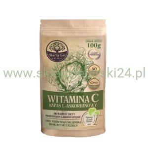 Witamina C z kapusty 100g (Kwas L- Askorbinowy) w proszku Skarby Gai