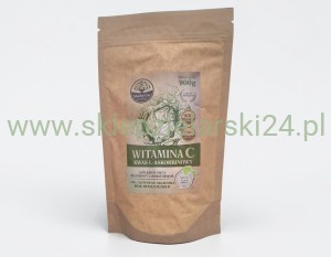 Witamina C z kapusty 900g (Kwas L- Askorbinowy) w proszku Skarby Gai